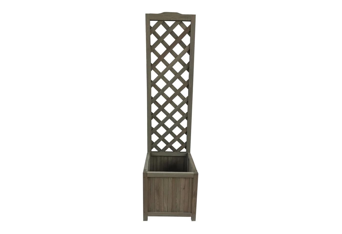 HTI-Line Blumenkasten Heidi Small mit Rankgitter Fichtenholz - Bild 2