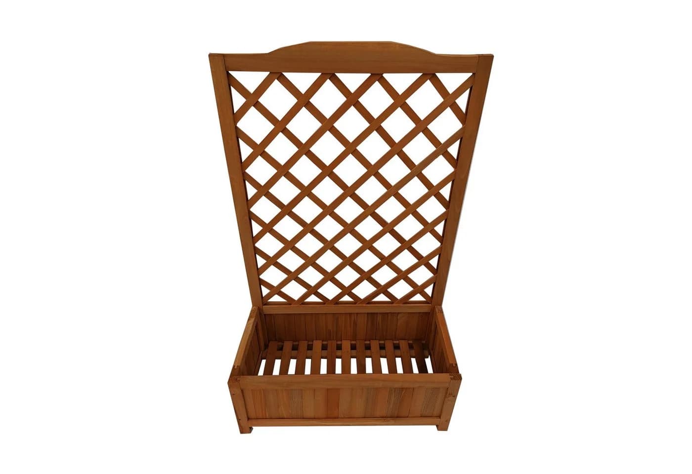 HTI-Line Blumenkasten Heidi XL mit Rankgitter Fichtenholz Braun - Bild 5