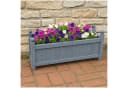 HTI-Line Pflanzkübel Heidi XL Holz Pflanztrog Blumenkübel Bild 1