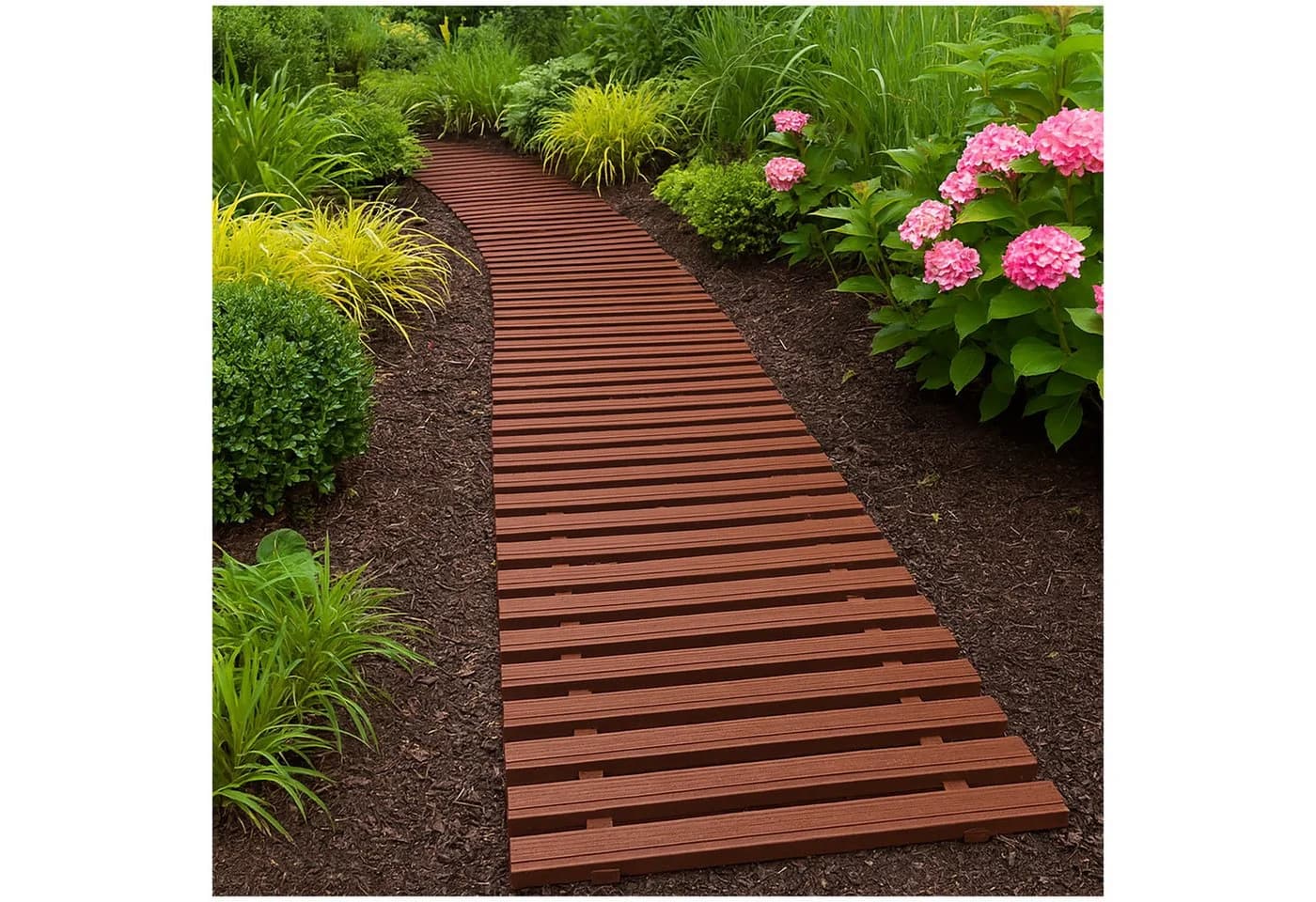 HTI-Living Rollweg Nessa 16-teilig Kunststoff Gartenweg - Bild 2