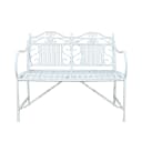 HTI-Living Gartenbank Celia Metall mit verspielten Details Bild 1