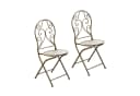 HTI-Living Gartenstuhl 2er-Set Lani Antik Metall Bild 3