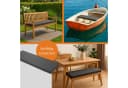 sleepling Bankauflage 200x40 cm Sofastoff Anti-Rutsch Bild 3