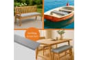sleepling Bankauflage 200x40 cm Anti-Rutsch Unterseite Bild 3