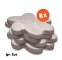 matches21 HOME & HOBBY Gartenfigur Tatzen Tritt-Steine Grau Beton Bild 2