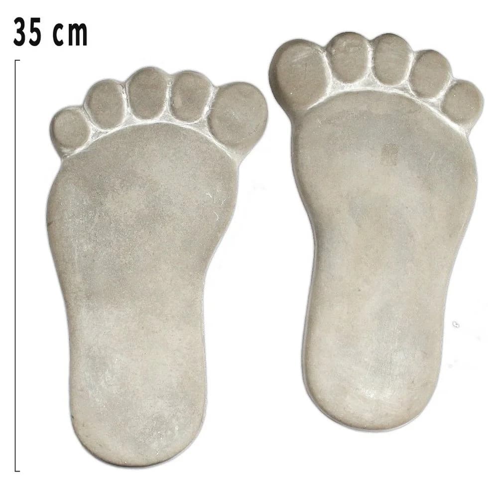 matches21 Trittsteine XXL 2er Set Beton 35x20 cm Garten