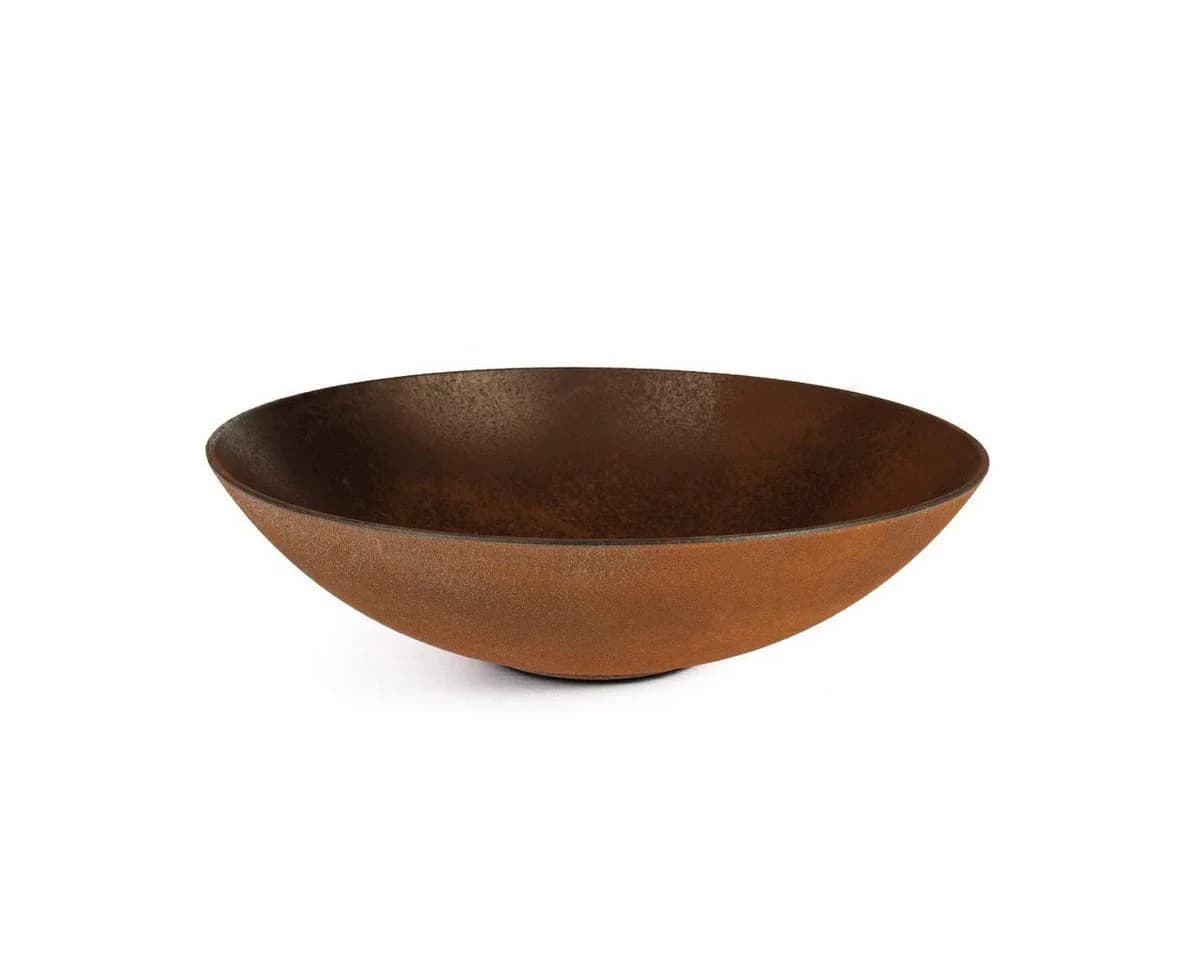 matches21 HOME & HOBBY Blumentopf Pflanzschale für draußen Dekoschale rund Rost-Optik 28 cm - Bild 3