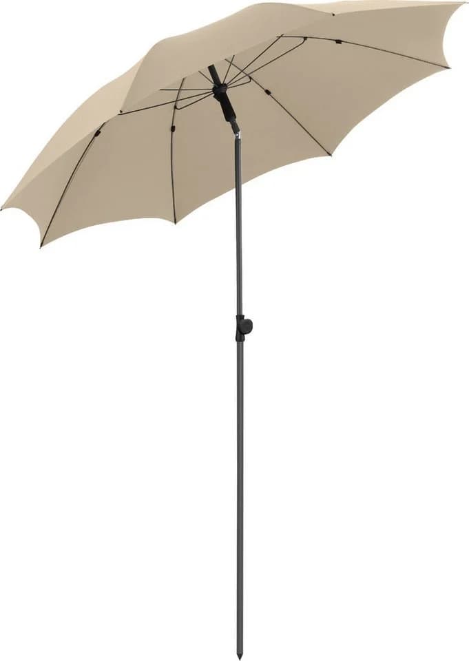 FARE Sonnenschirm Höhenverstellbar Knickvorrichtung UPF 50+ Beige - Bild 2