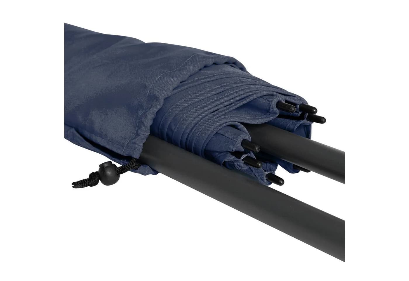 FARE Sonnenschirm Höhenverstellbar Knickvorrichtung UPF 50+ Blau Ø200cm - Bild 3