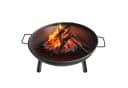 Montafox Feuerschale Metall Ø 58 cm Schwarz für Garten Bild 2