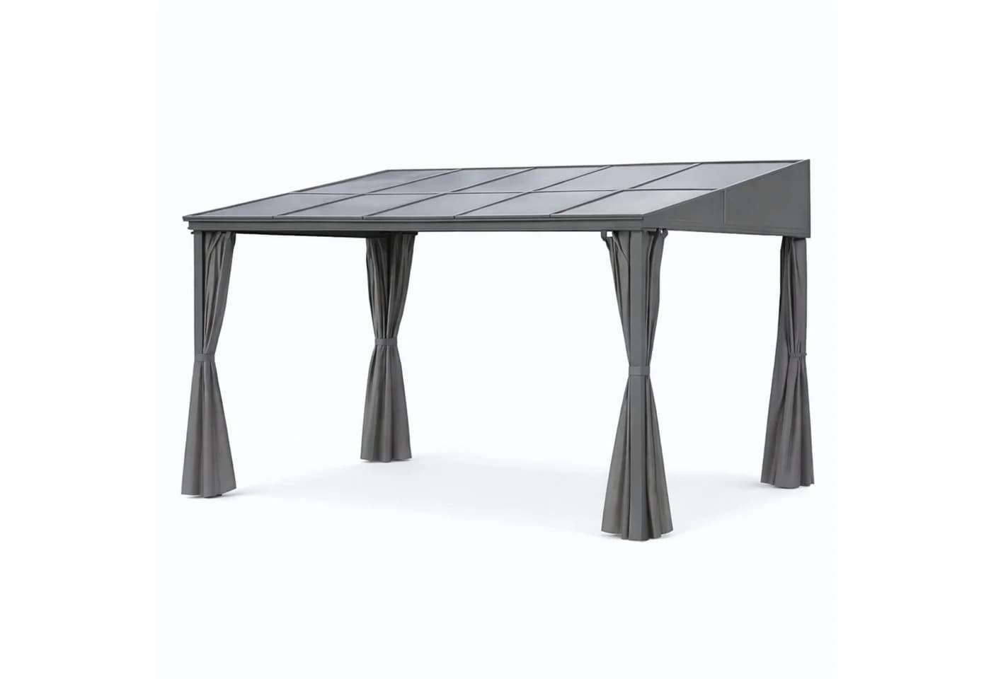 osoltus Terrassenüberdachung Toledo Alu Pavillon Anthrazit - Bild 2