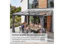 osoltus Terrassenüberdachung Toledo Alu Pavillon Anthrazit Bild 5