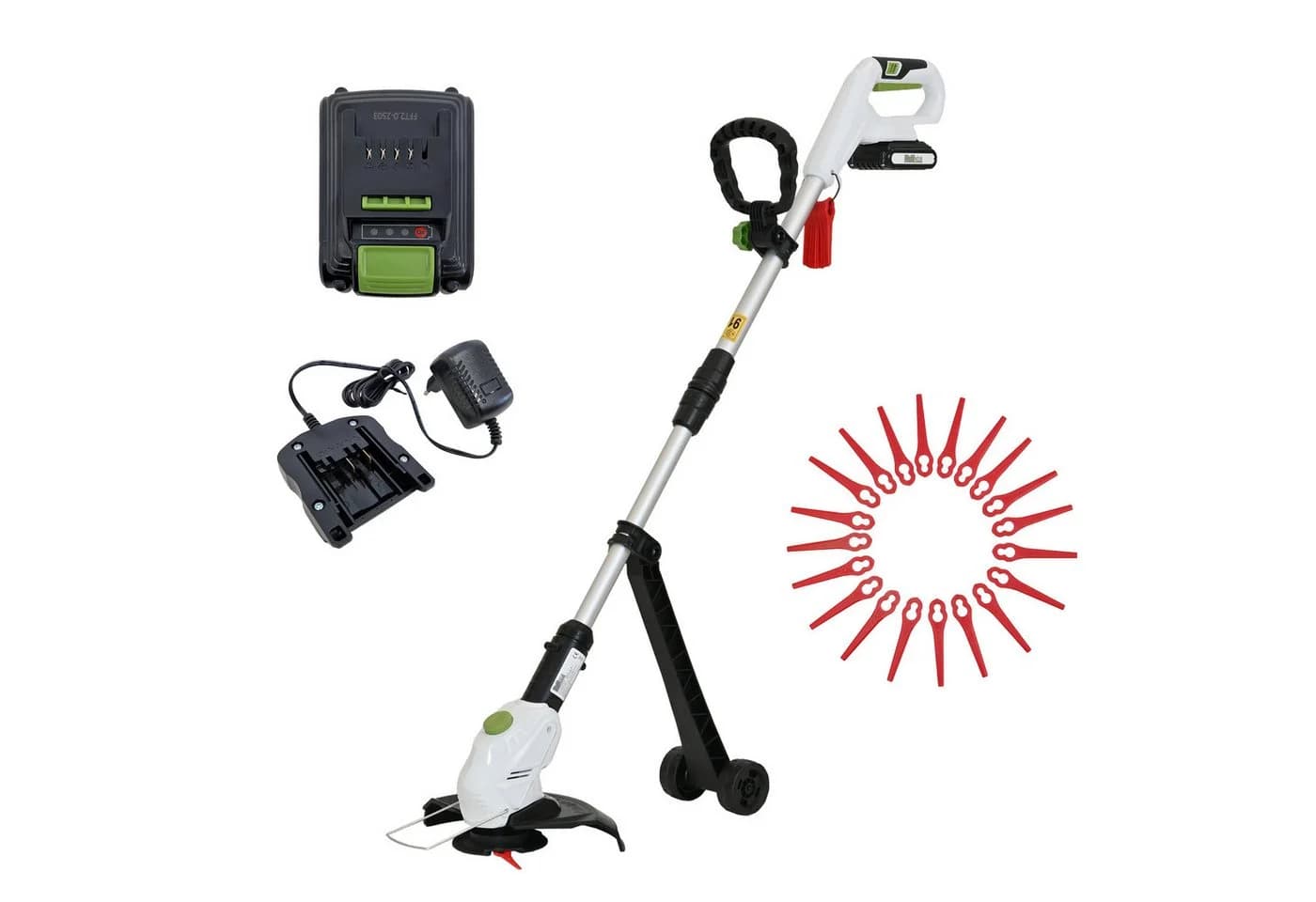 TRUTZHOLM Akku-Rasentrimmer 20 V 2,0 Ah mit 20 Nylonmessern - Bild 2