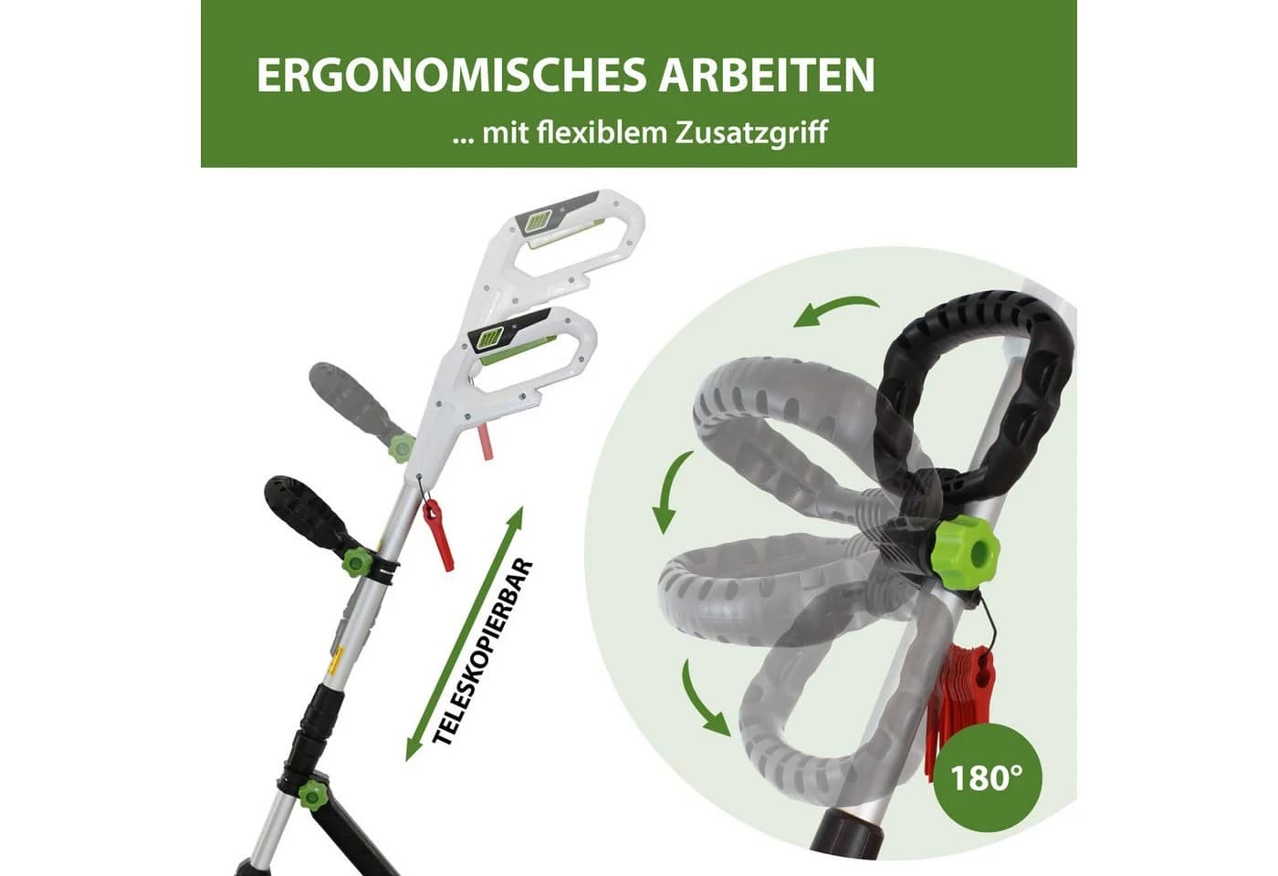 TRUTZHOLM Akku-Rasentrimmer 20 V 2,0 Ah mit 20 Nylonmessern - Bild 5