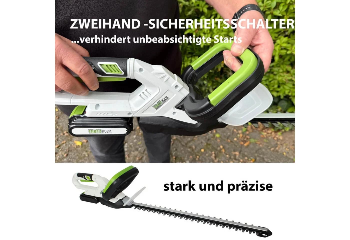 TRUTZHOLM Akku-Heckenschere 20V 2.0 Ah 520 mm - Bild 5
