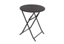 TRUTZHOLM Bistrotisch Grau Holzoptik Klappbar 60 cm Bild 2