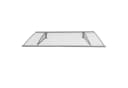 TRUTZHOLM Vordach Aluminium Grau Transparent 115x80 cm Bild 2