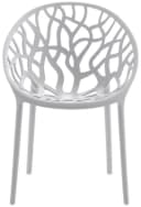CLP Gartenstuhl Hope 2er Set Grau Kunststoff Stapelbar Bild 4