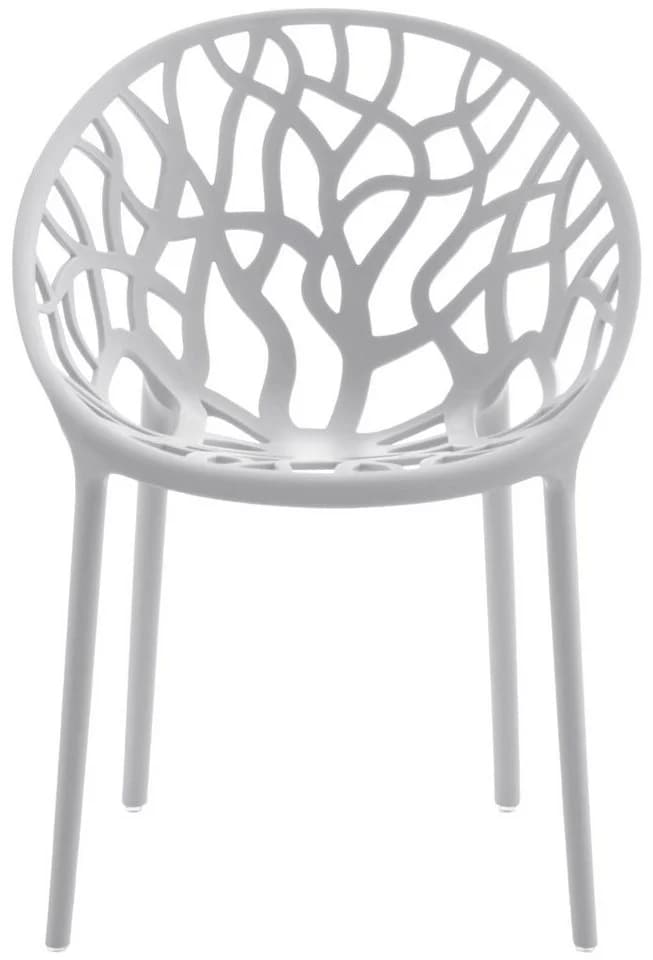 CLP Gartenstuhl Hope 2er Set Grau Kunststoff Stapelbar - Bild 4