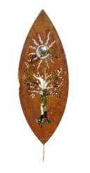 Jürgen Bocker Gartenstecker Baum Oval Cortenstahl Deko Bild 2