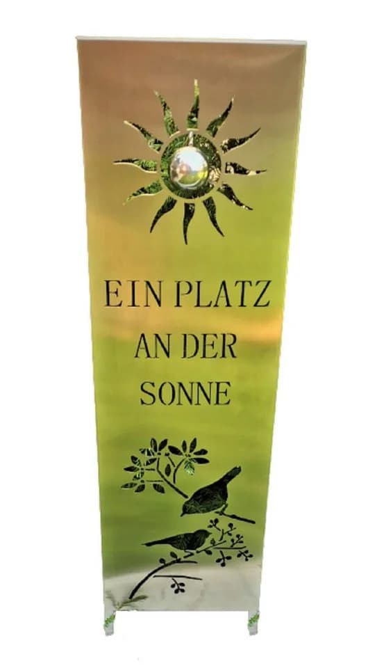 Jürgen Bocker Gartenstecker Sonne 120 cm Edelstahl matt - Bild 2