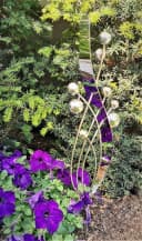 Jürgen Bocker Gartenstecker Skulptur Venedig klein Edelstahl Bild 3