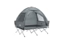 SoBuy Feldbett OGS32-II mit Zelt Grün/Grau Campingbett Bild 2