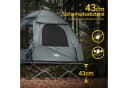 SoBuy Feldbett OGS32-II mit Zelt Grün/Grau Campingbett Bild 3