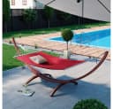 OK-Living Hängematte Rot Multifunktional Gartenliege Bild 2