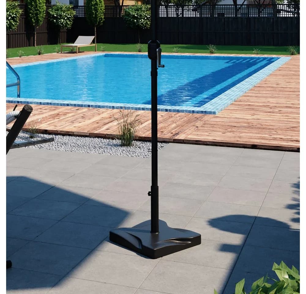 OK-Living Sonnenschirmständer Anthrazit 20kg Betonfüllung Garten - Bild 5