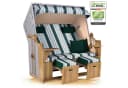 Strandkorb Hanse Ostsee XXL 2,5-Sitzer Beige Grün Wacholder Bild 2