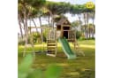 Wickey Spielturm Smart Cave mit Schaukel, Rutsche & Sandkasten Bild 4