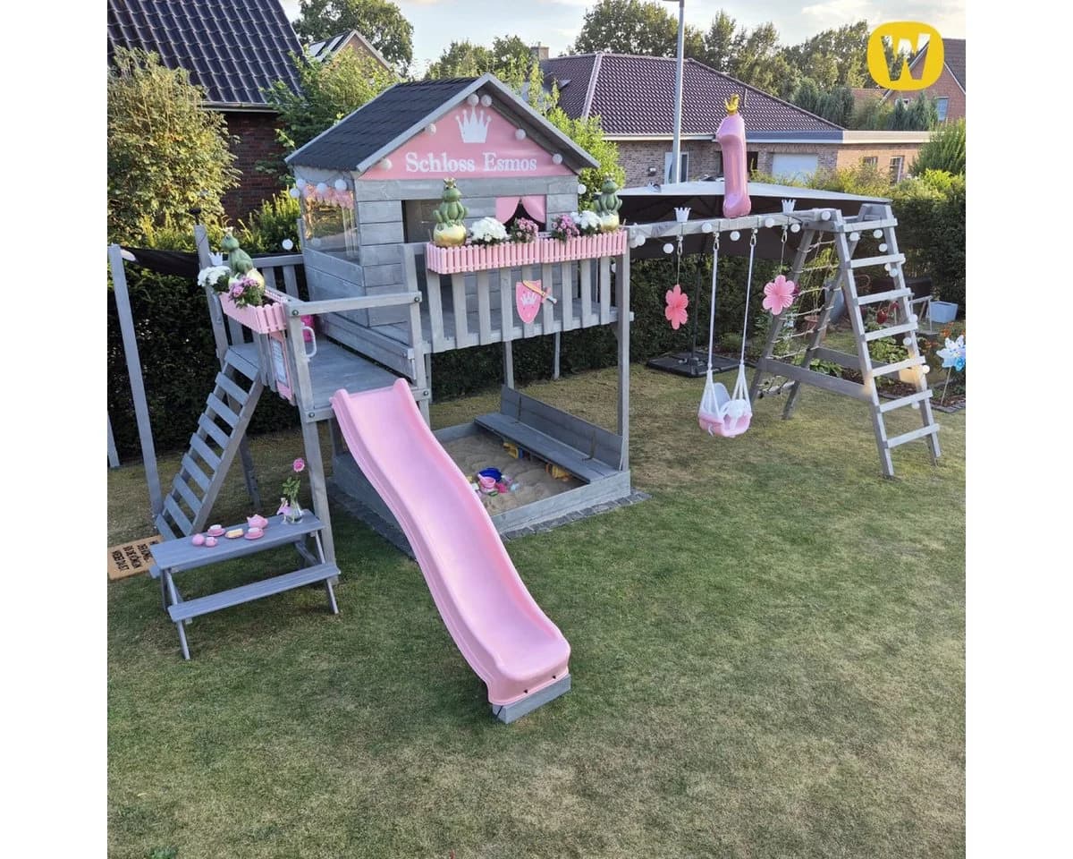 Wickey Spielturm Smart Ocean Abenteuer-Stelzenhaus mit Rutsche & Kletteranbau - Bild 5
