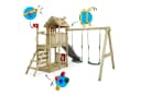 Wickey Spielturm FarmFlyer mit Rutsche, Kletterwand & Spielhaus Bild 1
