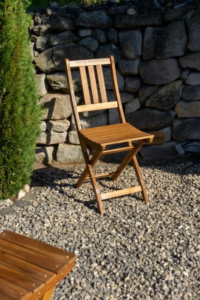 SAM® Gartenstuhl Blossom Geöltes Akazienholz Klappstuhl
