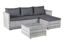 LC Garden Eckbankgruppe Loungino Gartenset mit Tisch Grau/Weiß Bild 2