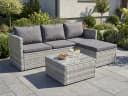 LC Garden Eckbankgruppe Loungino Gartenset mit Tisch Grau/Weiß Bild 3