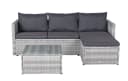 LC Garden Eckbankgruppe Loungino Gartenset mit Tisch Grau/Weiß Bild 5