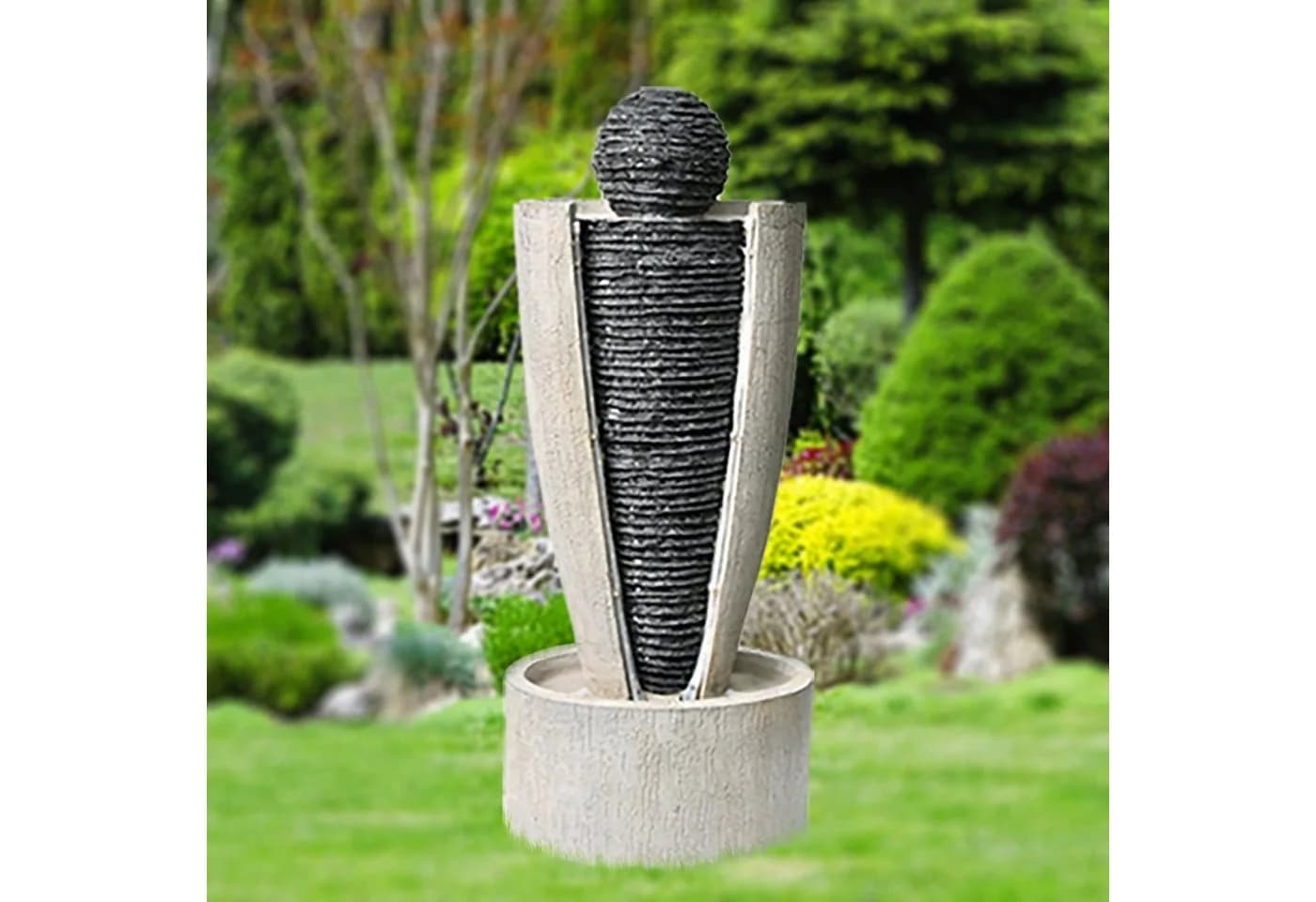 Köhko Gartenbrunnen Trophäe mit LED-Beleuchtung - Bild 2