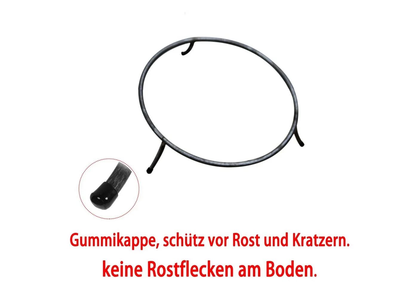 Köhko Feuerschale Braga mit 3-Beine Ständer Rost-Patina - Bild 3