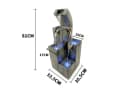 Köhko Gartenbrunnen mit LED Wasserfall Polyresin Bild 1