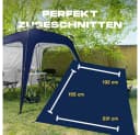 Lumaland Pavillon Gartenzelt Seitenwand Navy Blau UV-Schutz Bild 1