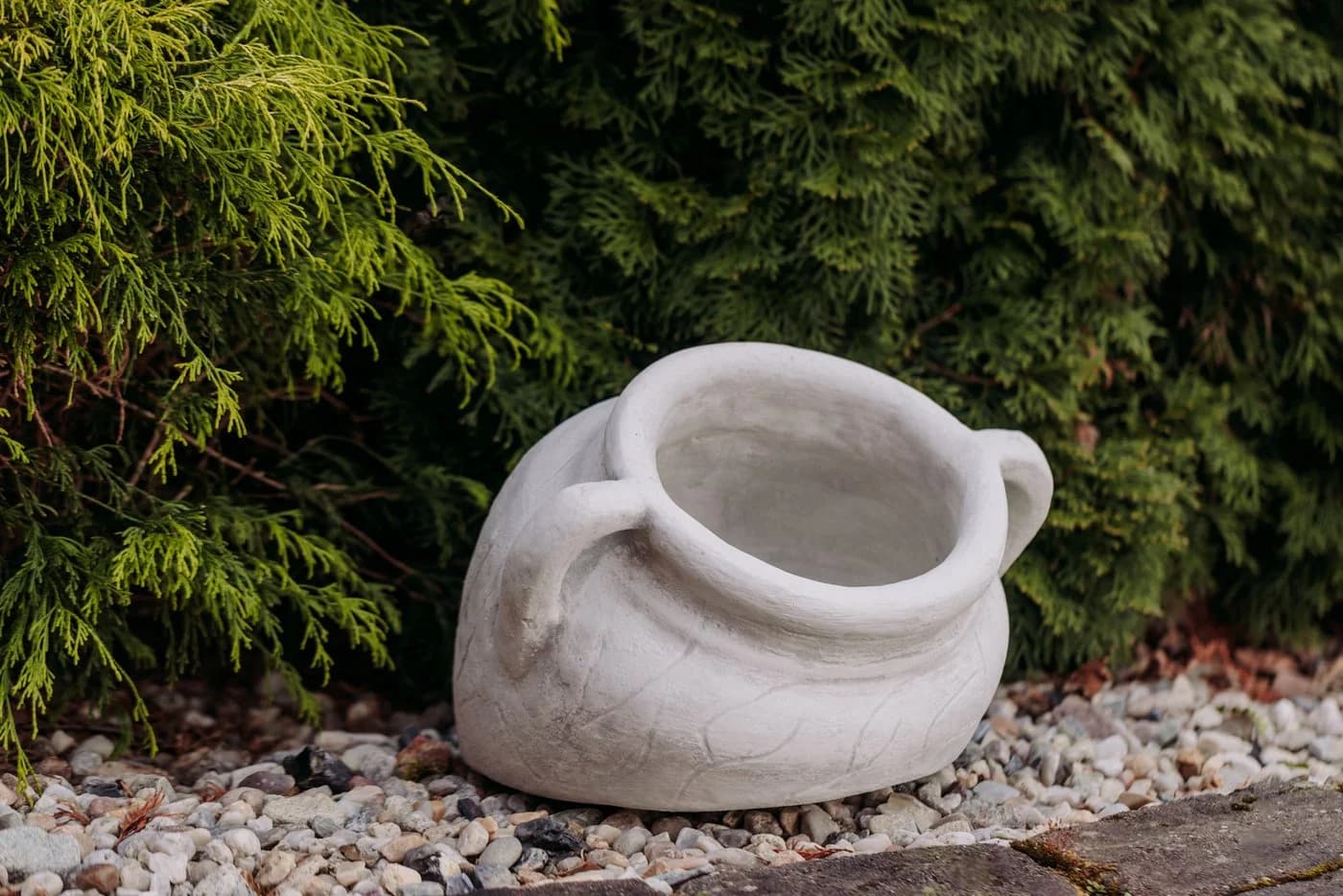gartendekoparadies.de Pflanzkübel Amphore Grau Frostsicher - Bild 4