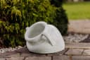 gartendekoparadies.de Pflanzkübel Amphore Grau Frostsicher Bild 5