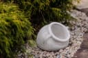 gartendekoparadies.de Pflanzkübel Amphore Grau Beton Frostsicher Bild 3