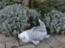 gartendekoparadies.de Gartenfigur Saragoi-Fisch Grau Frostsicher Bild 5