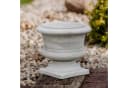 gartendekoparadies.de Pflanzkübel Rustikal Grau Frostsicher 32 cm Bild 2