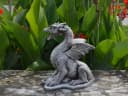 gartendekoparadies.de Gartenfigur Sagenhafter Drache Grau Bild 4