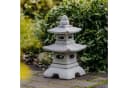 Gartendekoparadies.de Japanische Pagode Steinlaterne Grau Bild 2
