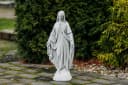 gartendekoparadies.de Gartenfigur Statue Madonna Mutter Maria Steinfigur Grau Bild 3